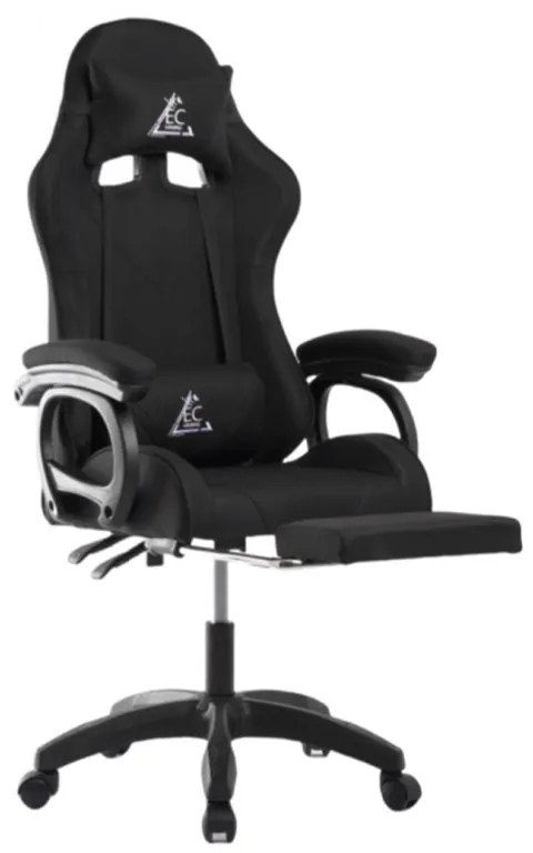 Czarny fotel gamingowy SNAKE