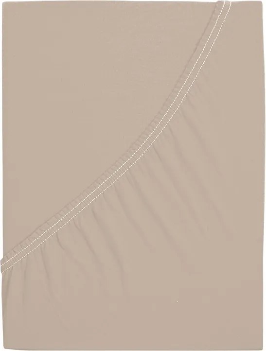 4Home prześcieradło jersey Ideal kawowy, 100 x 200 cm