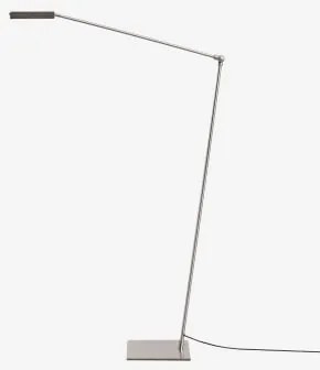 Lampa Stojąca Led Z Metalu Valtyn Chrome - Sklum