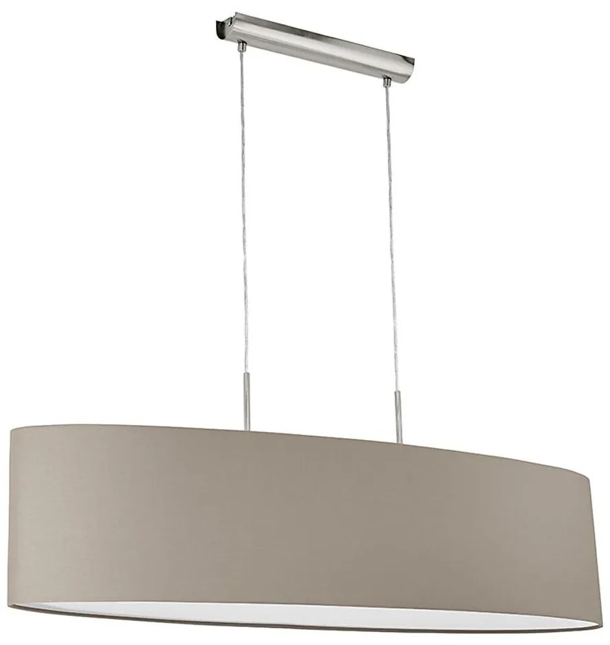 Eglo 31585 - Lampa wisząca PASTERI 2xE27/60W/230V na linkach