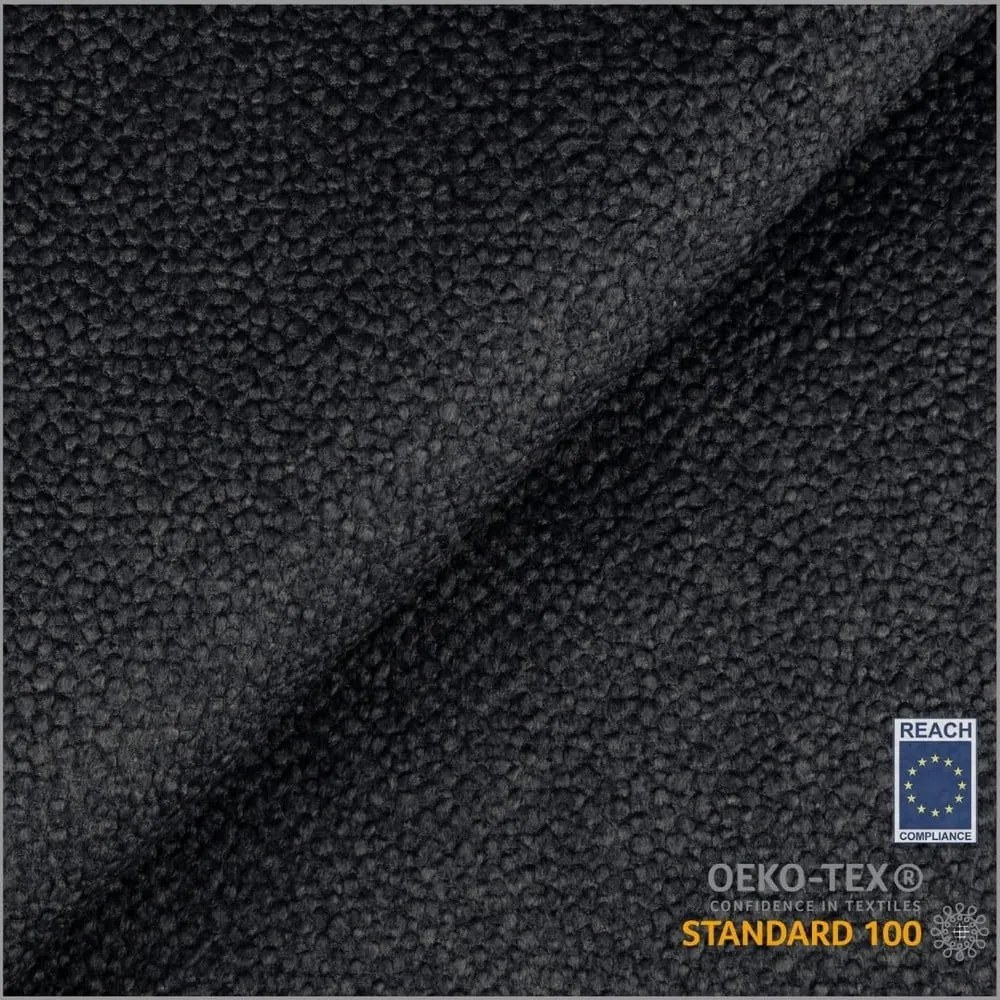 Ciemnoszare łóżko boxspring ze schowkiem 140x200 cm Malte – Maison de Rêve