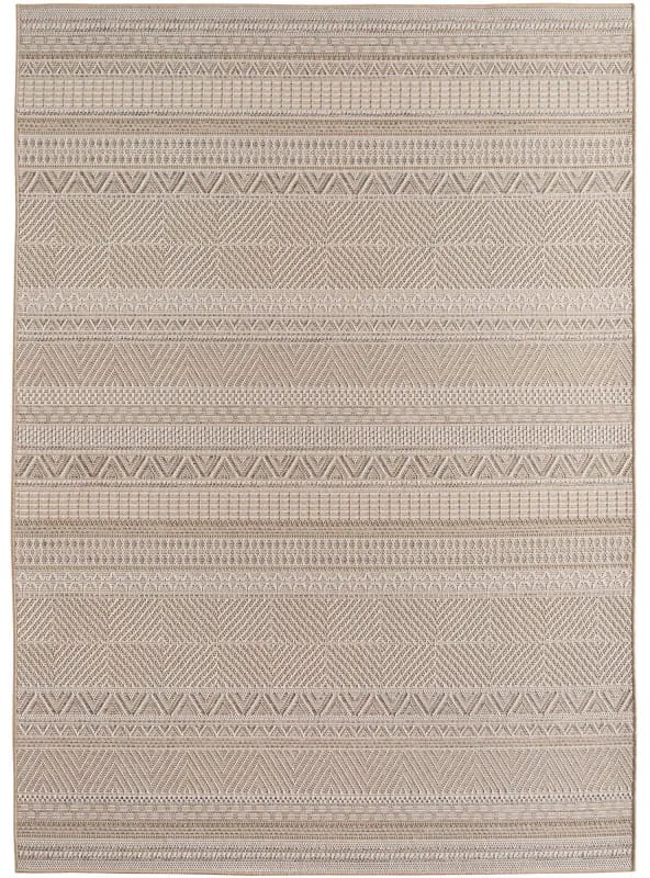 Dywan zewnętrzny Desert Paseczki beżowy 160 cm x 230 cm