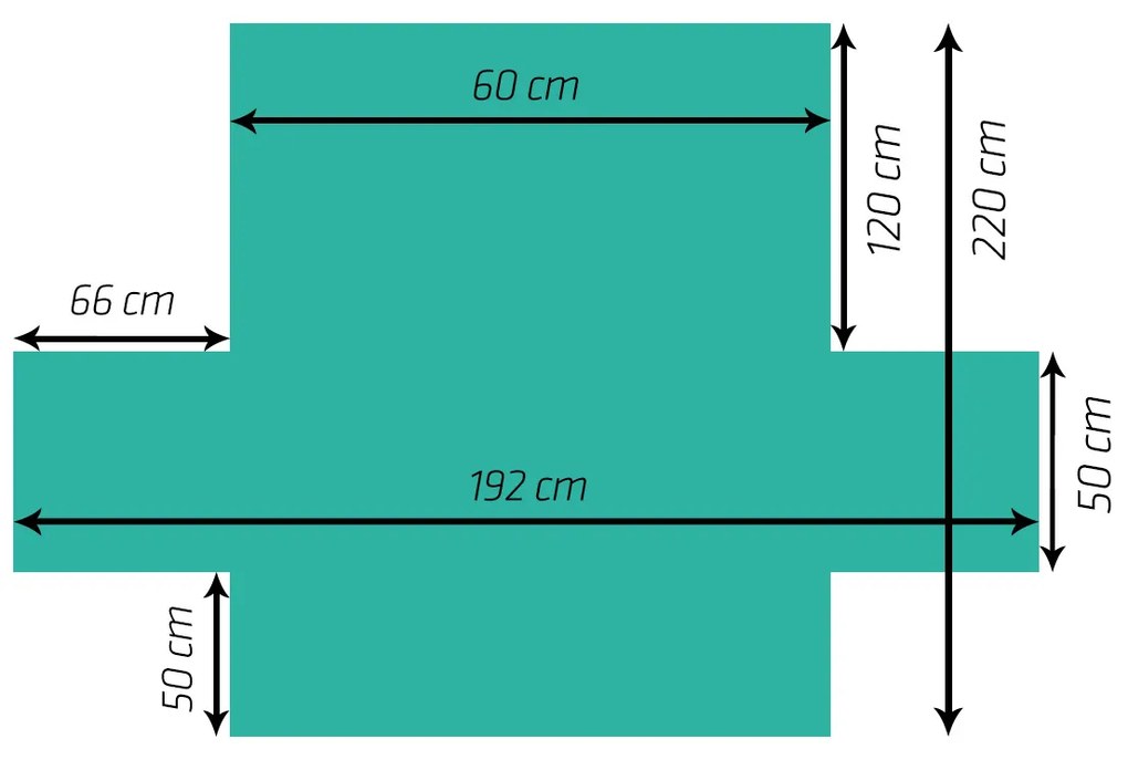 4Home Narzuta na fotel Doubleface szary/jasnoszary, 60 x 220 cm, 60 x 220 cm