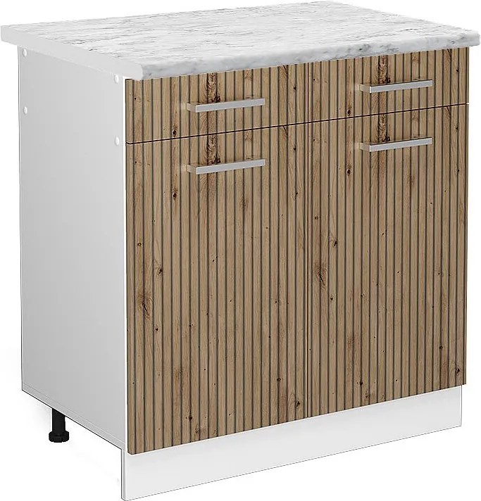 Szafka dolna do kuchni dąb rzemieślniczy 80x60x81.6 r-line