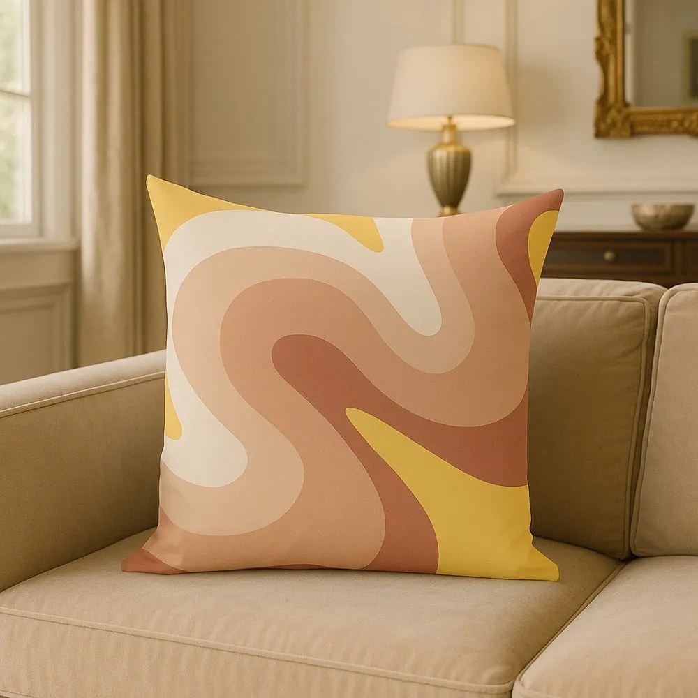 Poszewka na poduszkę 43x43 cm Strawberry Creamsicle – Mila Home