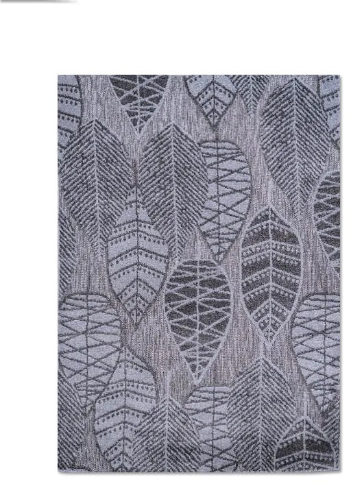 Dywan zewnętrzny Modena listki szare 160 cm x 230 cm