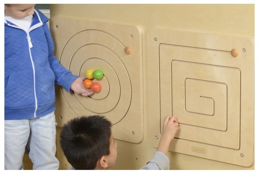 Masterkidz tablica przesuwna spiralny labirynt montessori