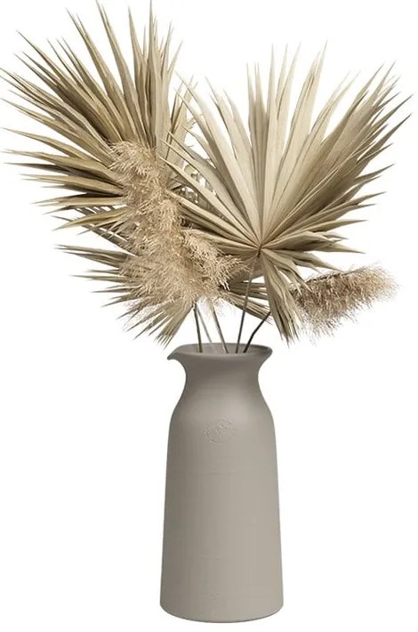 Beżowy ceramiczny ręcznie wykonany wazon (wysokość 30 cm) Bia – Artevasi