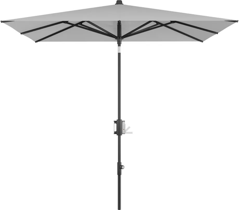 Knirps APOLL BLACK parasol ogrodowy 240 x 240 cm jasnoszary