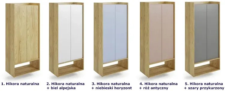 Szafa modułowa hikora + niebieski horyzont - Afilia 6X