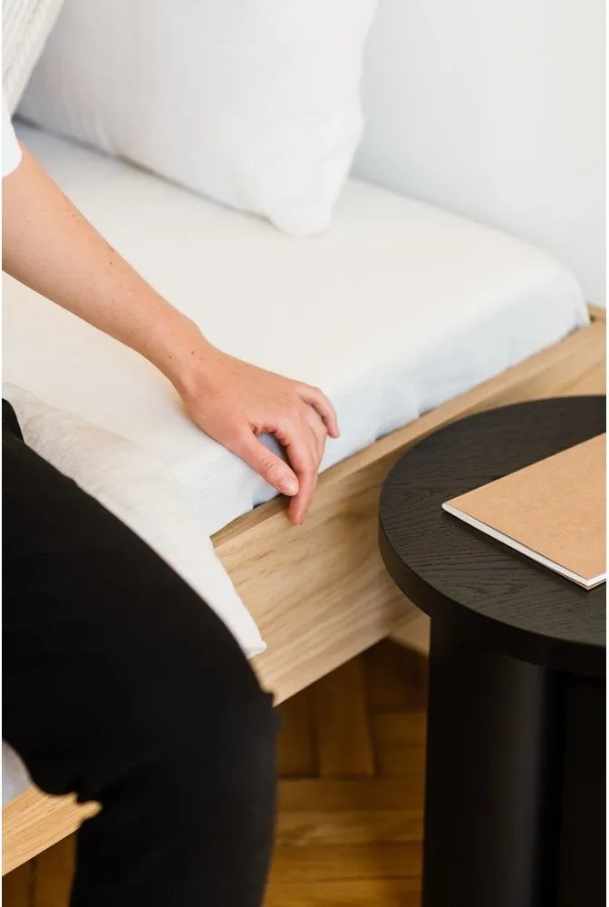 Czarny stołek Oly – noo.ma