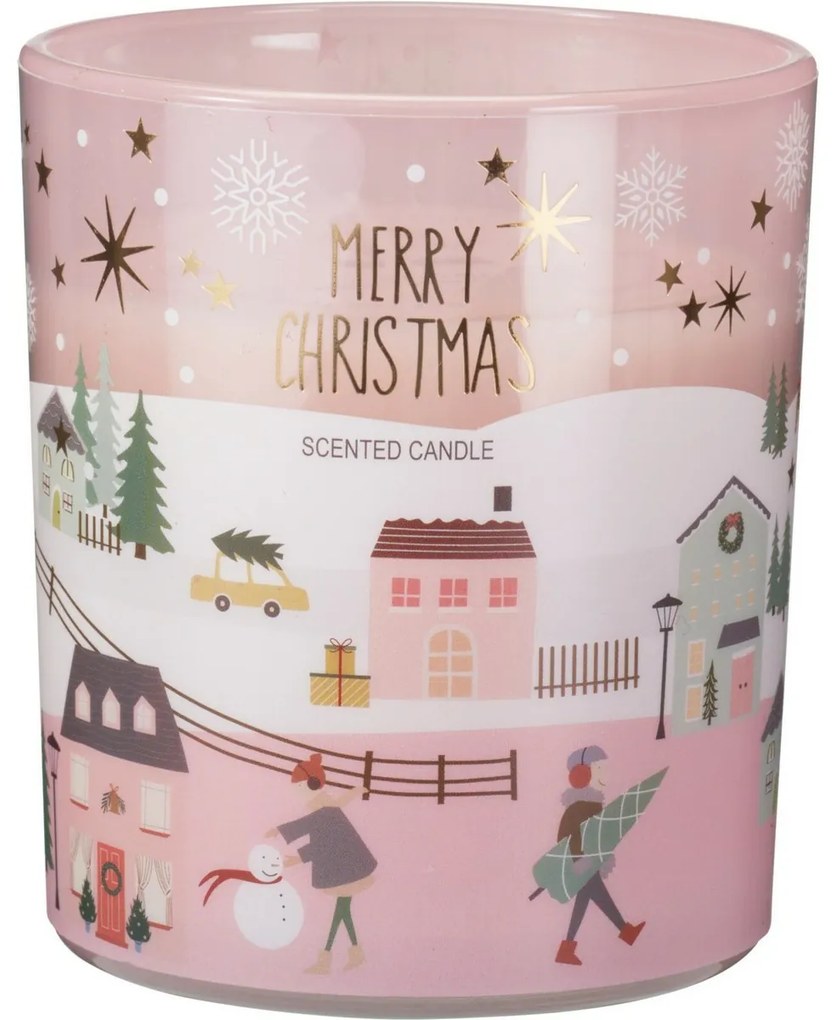 Świeca zapachowa Winter Fun, zapach Pink Fairytale, 270 g