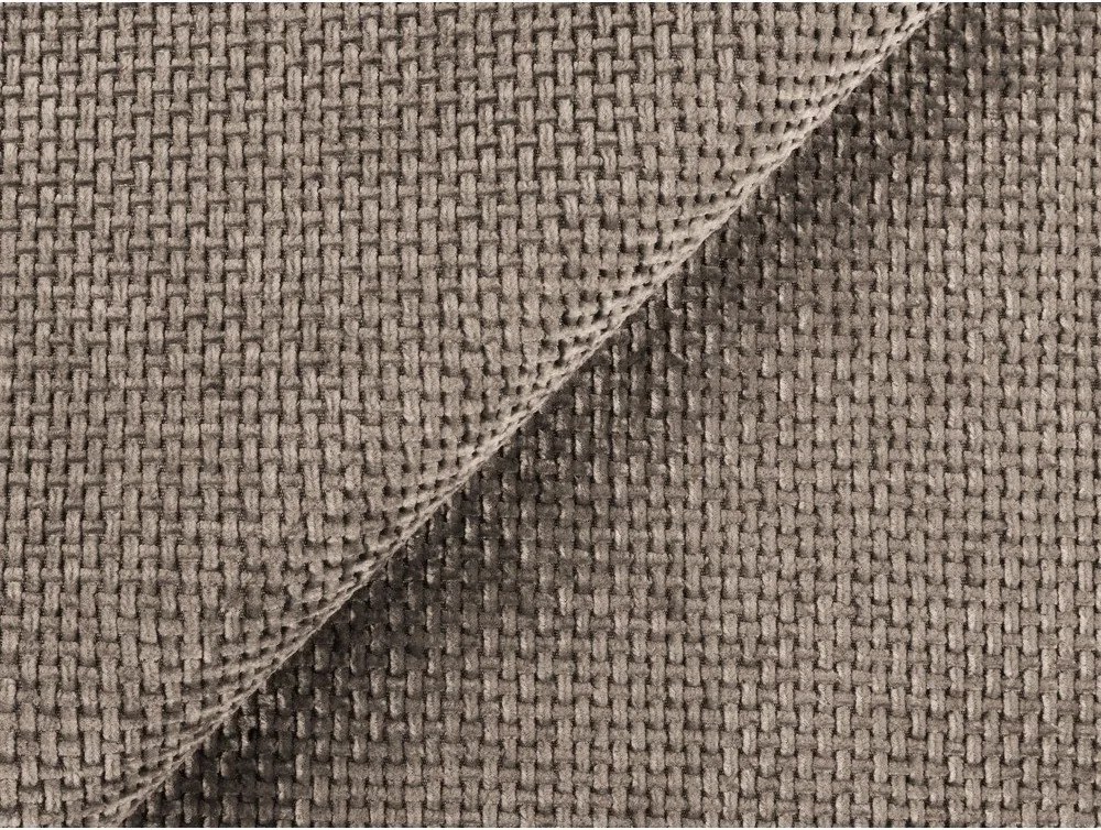 Beżowa rozkładana sofa ze schowkiem z tkaniny szenilowej 252 cm Kona – Makamii