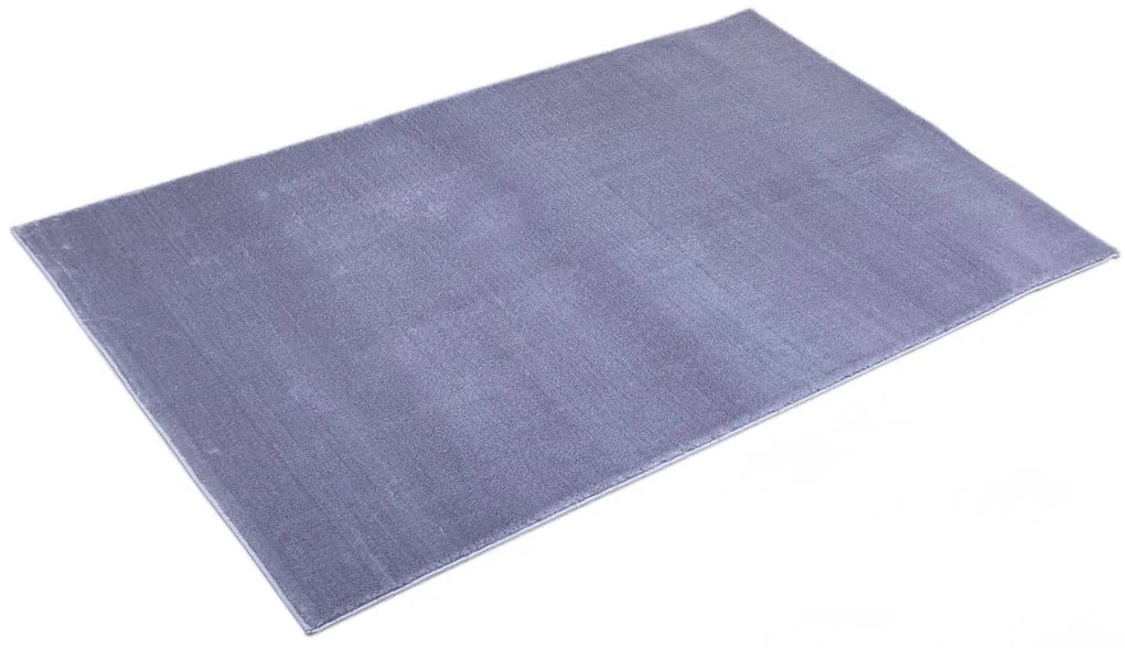 Dywan pluszowy Catwalk srebrny 60 cm x 100 cm
