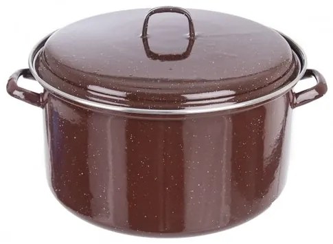 Orion Pokrywka emaliowana BROWN Lem, 33  cm, śred. 33 cm