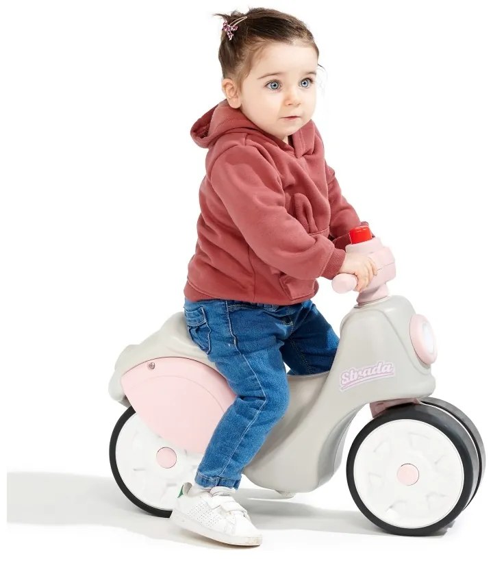 Falk jeździk scooter strada retro dla dziewczynki ciche opony od 1 roku