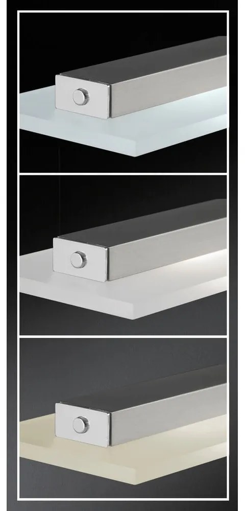 Metalowa lampa wisząca LED ze ściemniaczem w kolorze srebra Largo – Fischer & Honsel