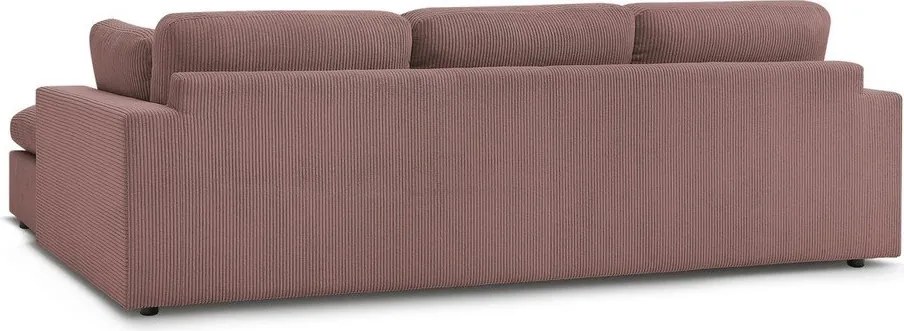 Różowy sztruksowy narożnik Belair – Bobochic Paris