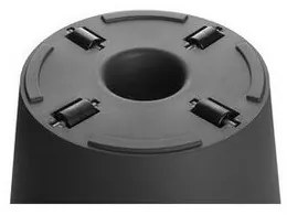 Gardenico Doniczka Metro Twist 'n' Roll antracyt, 29 x 26,5 cm