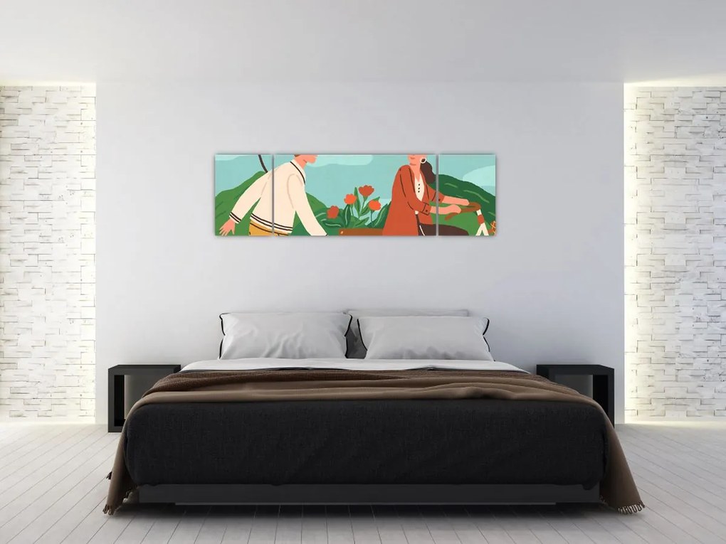 Obraz - Piękny dzień (170x50 cm)