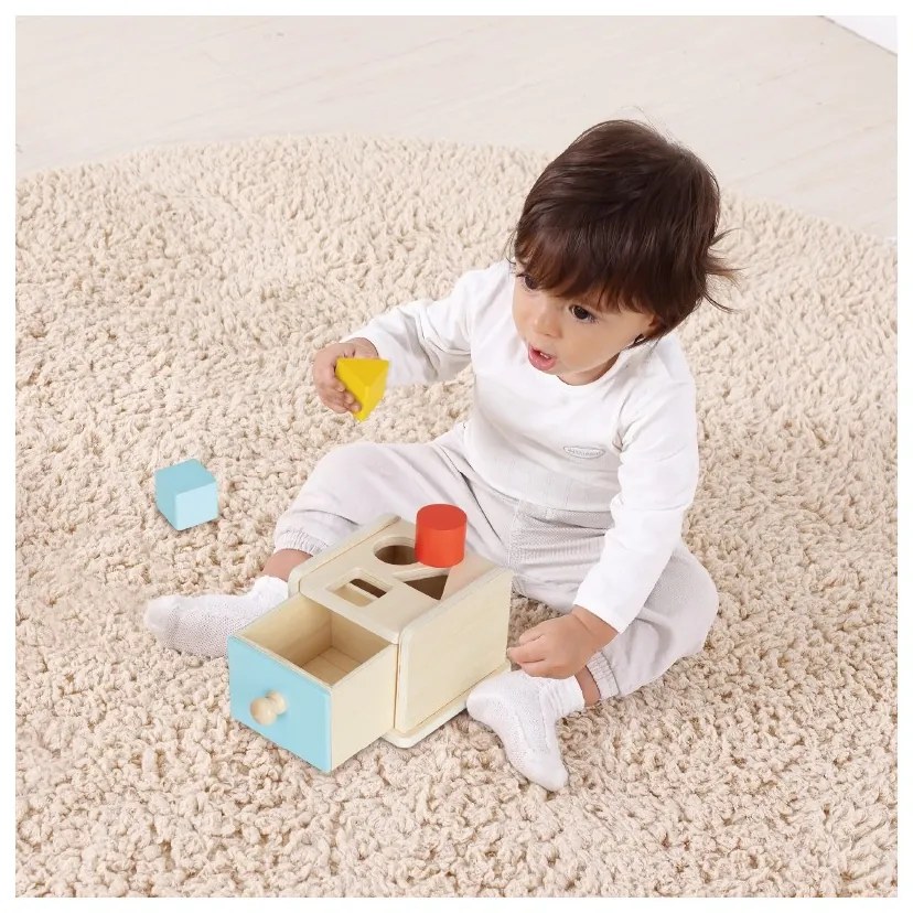 Tooky toy box pudełko xxl montessori edukacyjne 6w1 sensoryczne 13-15 mies