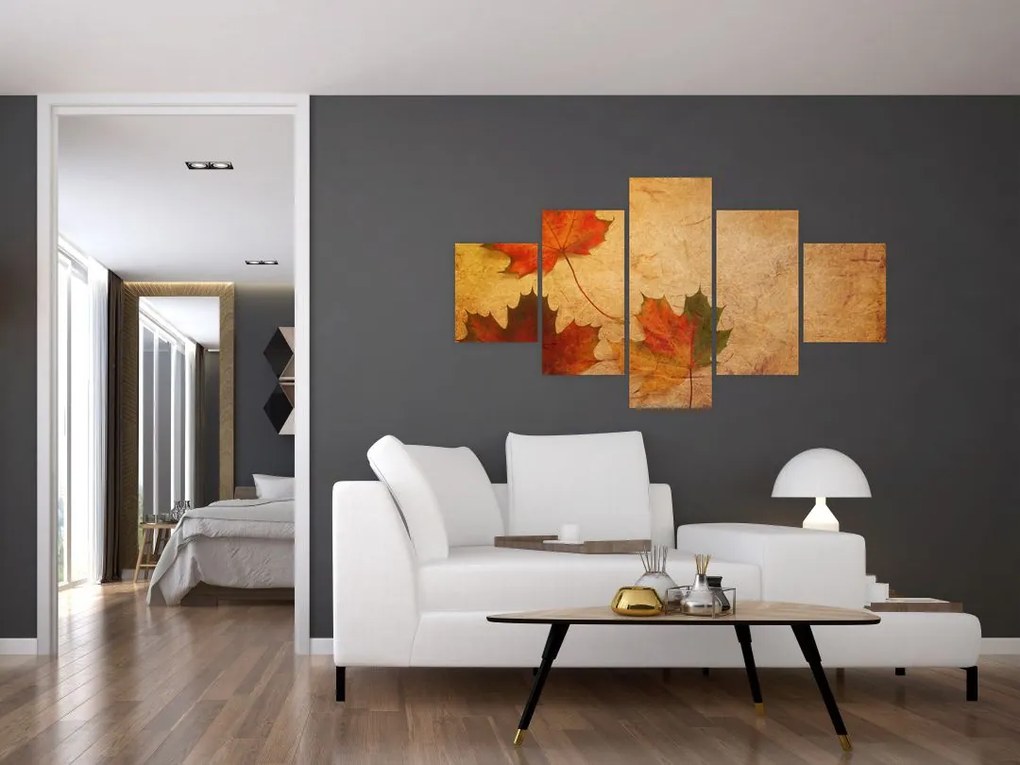 Obraz z motywem jesiennym (125x70 cm)