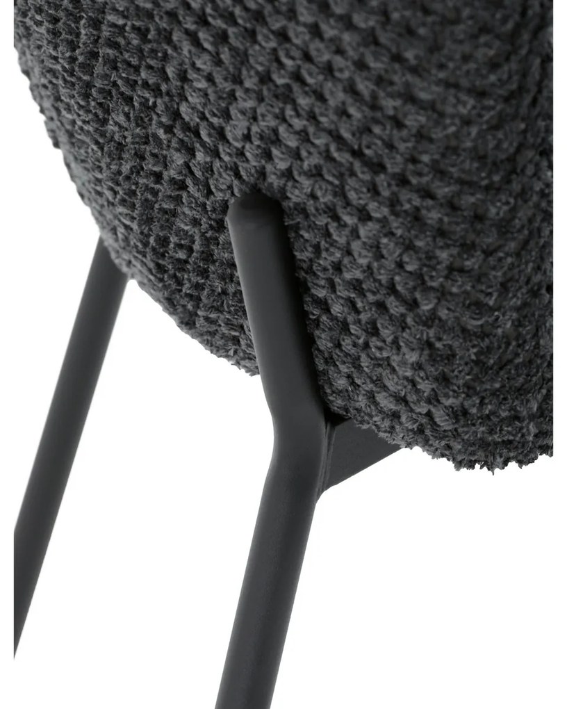 Zestaw krzeseł do jadalni Bouclé CT-W1077 GREY2, 4szt.