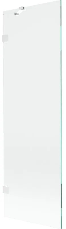 Mexen Lunar parawan nawannowy 1-skrzydłowy 60 x 150 cm, transparent, biały - 897-060-000-20-00