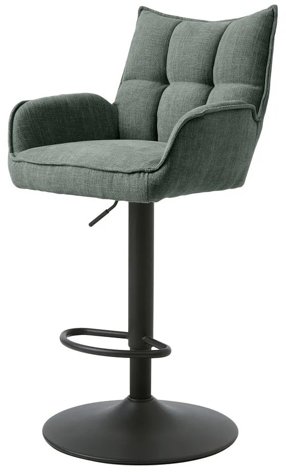 Zielone hokery z regulowaną wysokością zestaw 2 szt. Marilla – Unique Furniture