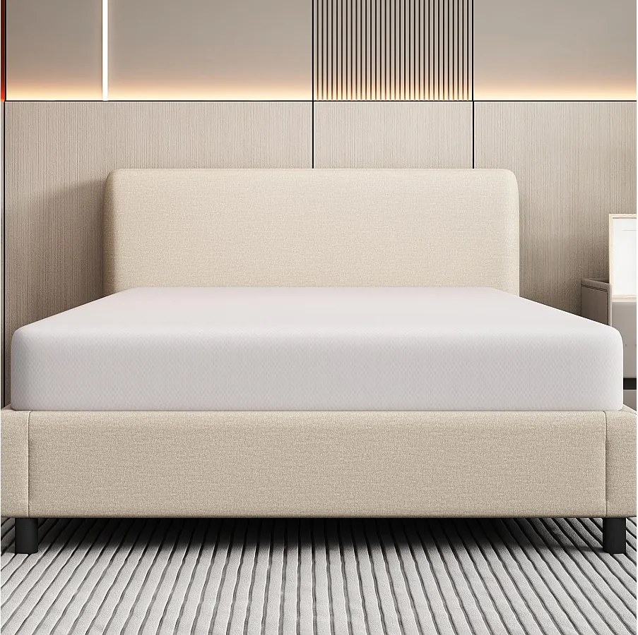 Materac 90x200 cm pianka gr. 16 cm - twardość H3 - certyfikat Oeko-Tex - Biały