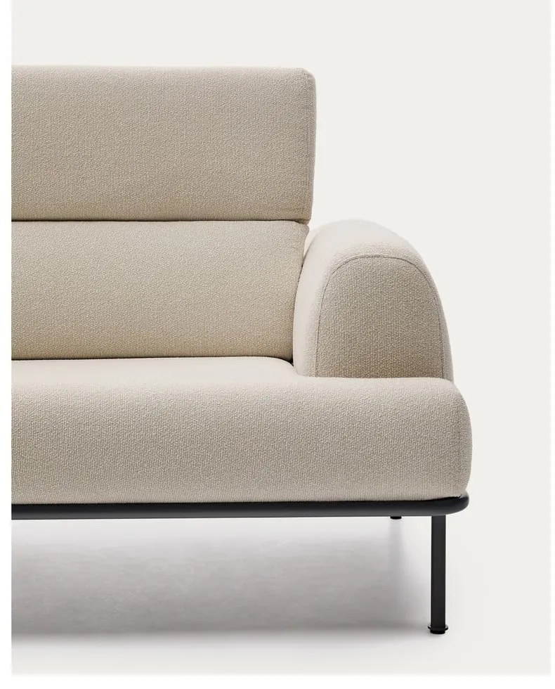 Beżowa sofa z materiału bouclé 234 cm Aurum – Kave Home