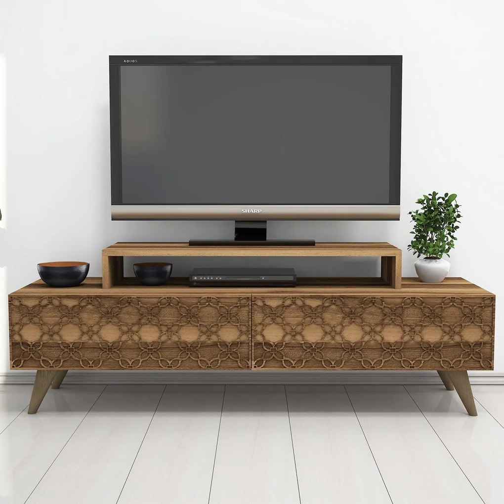 Stolik pod telewizor City Walnut