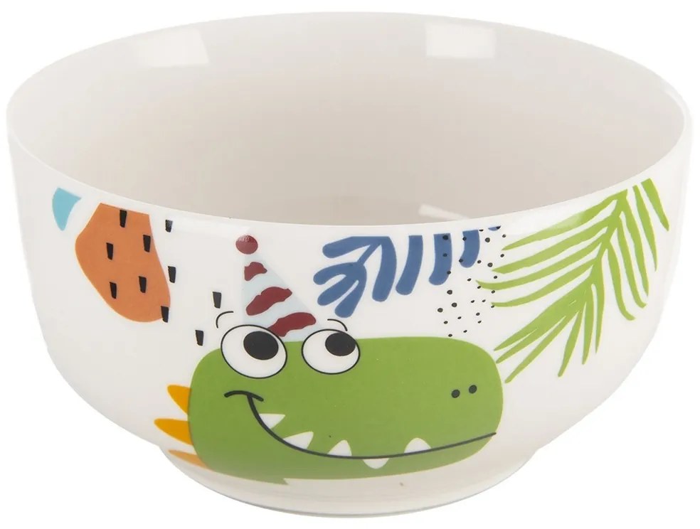 Orion Porcelanowy kubek z miseczką Dino, 0,35 l