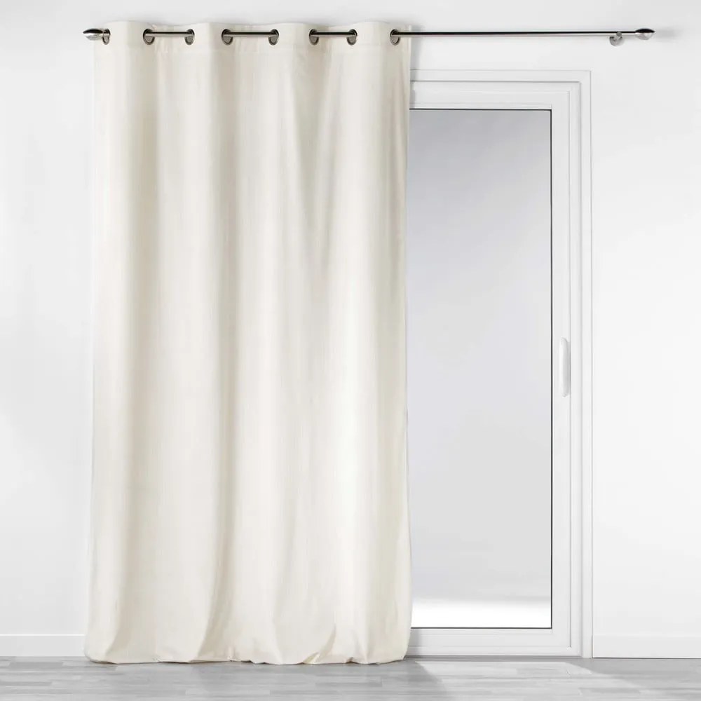 Kremowa sztruksowa zasłona 140x260 cm Casual – douceur d'intérieur