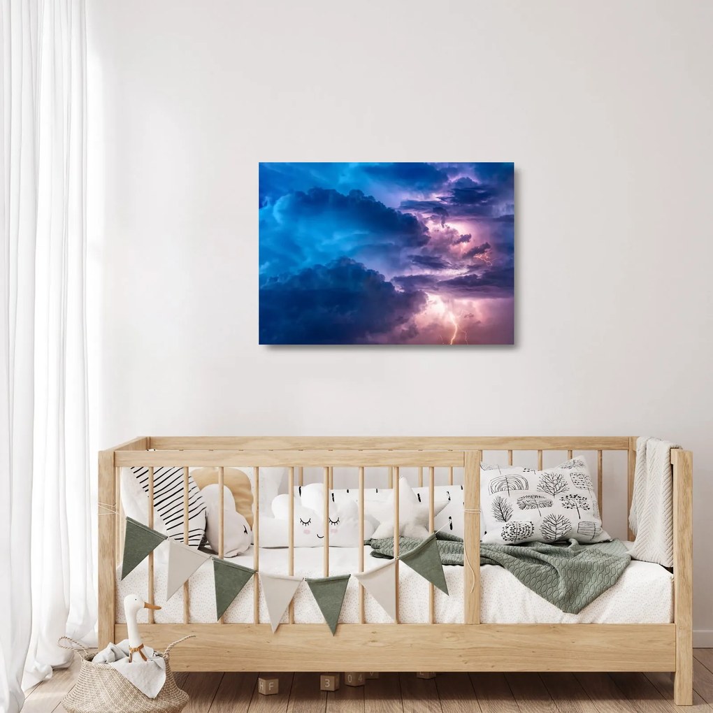 Obraz na szkle chmur (70x50 cm)