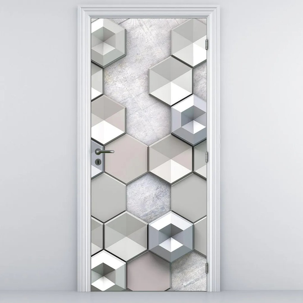 Fototapeta na drzwi - Abstrakcja 3D (95x205cm)