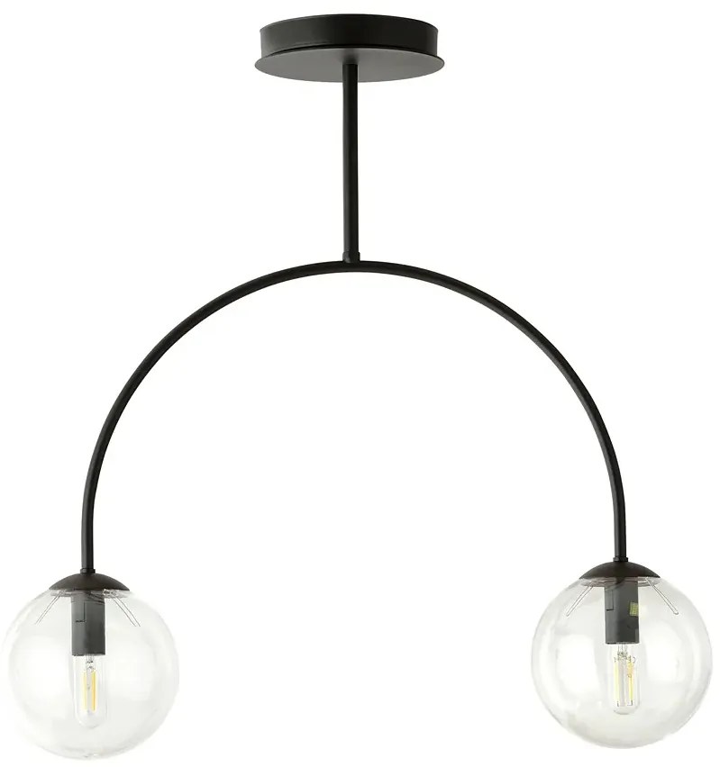 Lampa sufitowa z przezroczystymi kloszami - D114-Hurgen