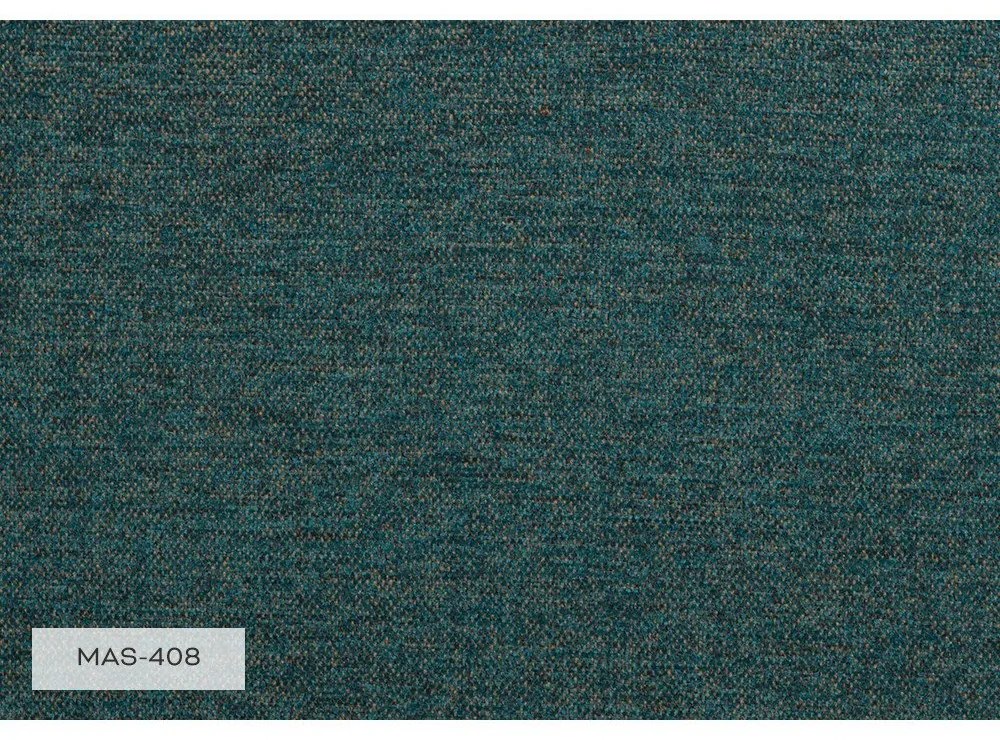 Turkusowa rozkładana sofa w kształcie litery "U" Miuform Scandic Lagom, prawostronna