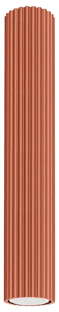 Plafon KARBON 40 ochra czerwona ryflowany SOLLUX  LIGHTING