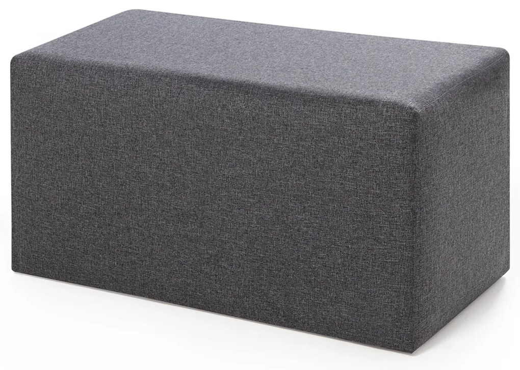 Stołek Uzun Pouf Szary