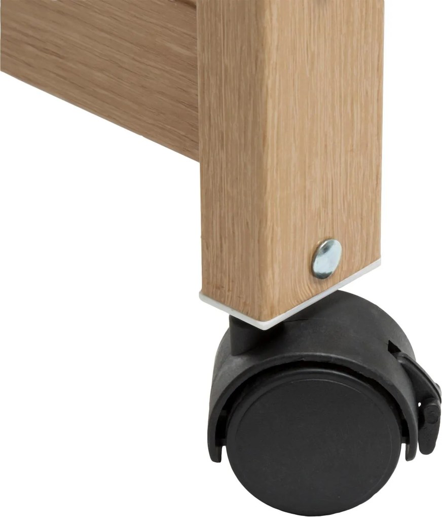 Suszarka na pranie rozkładana, 2 poziomy, mobilna, na kółkach