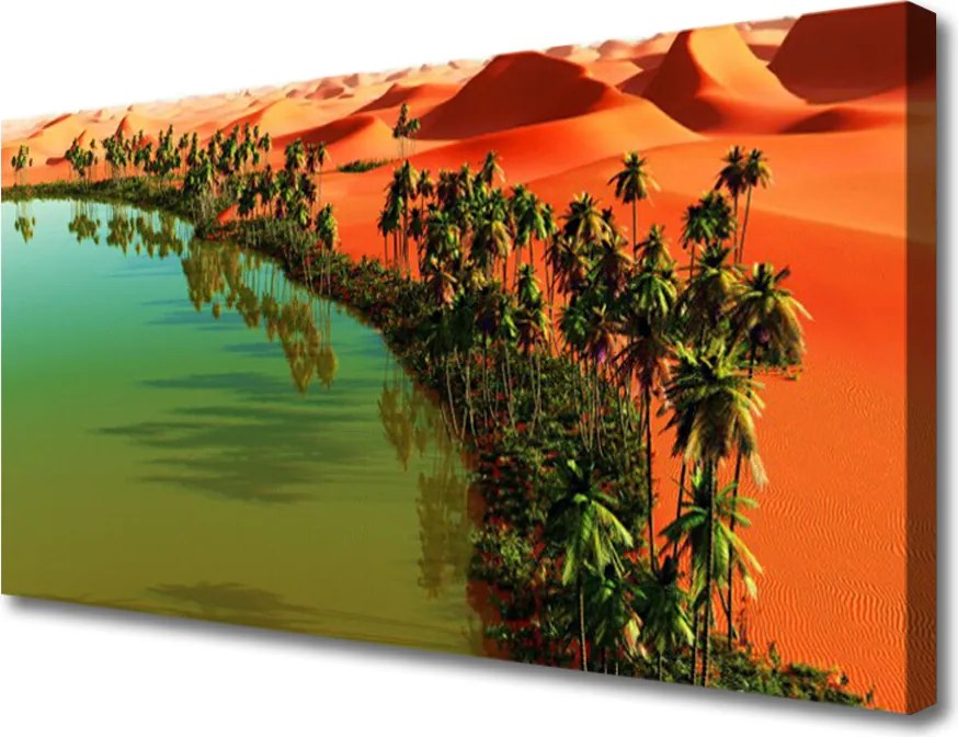 Obraz canvas Oaza Spokoju na Pustyni