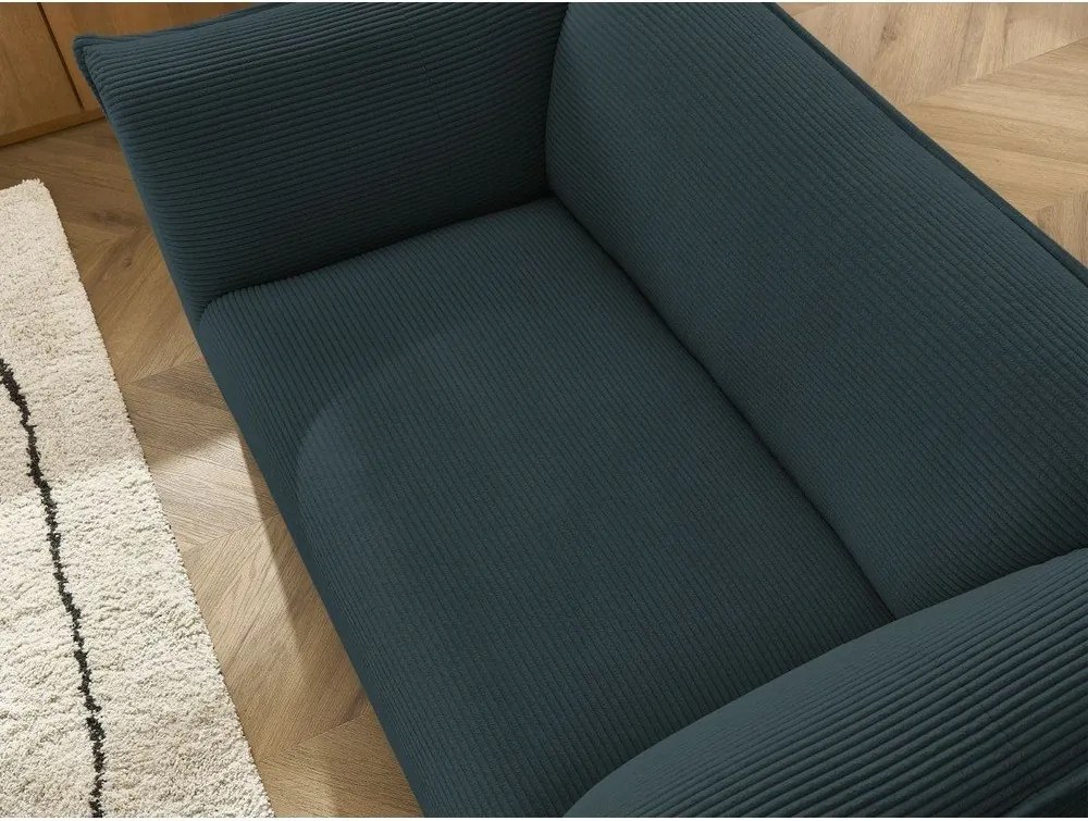 Ciemnoniebieska sztruksowa sofa 170 cm Giorgia – Bobochic Paris