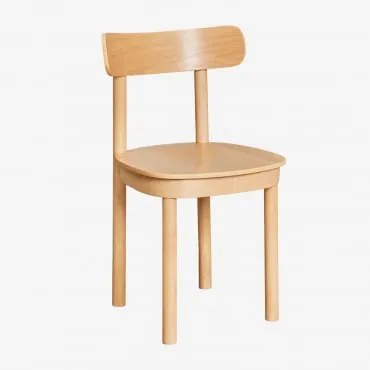 Krzesło Jadalniane Z Drewna Taleri Drewno Rustykalne - Sklum