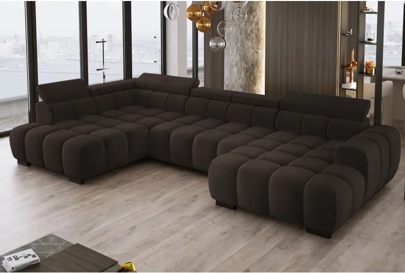 Narożnik BULL XL Lewostronny z elektryczną funkcją regulacji tkanina Salvador 07 WERSAL