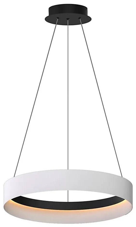 LED Żyrandol na lince ORBITA LED/52W/230V biały/czarny