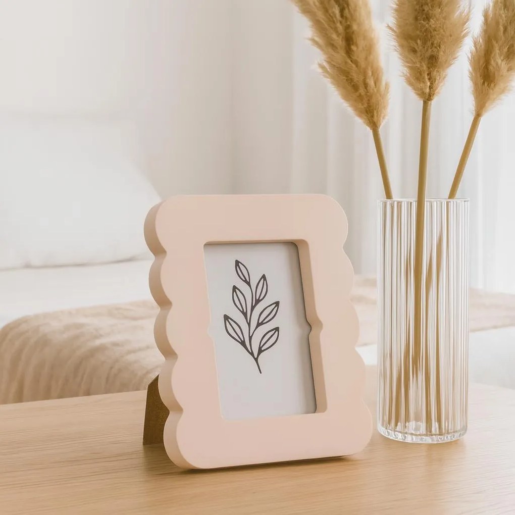 Ramka na zdjęcie z falowanym brzegiem BASE, 16 x 2,2 x 20,8 cm