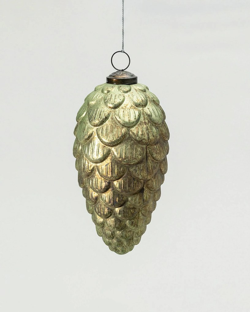 Bombka szklana Pine Green 8x8x15 cm