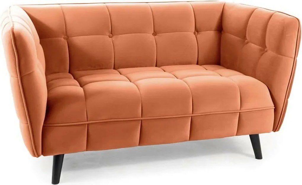 Sofa CASTELLO VELVET 2 cynamonowa