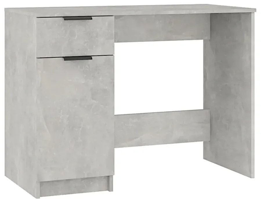 Biurko 100 cm w kolorze szarego betonu D6-P64